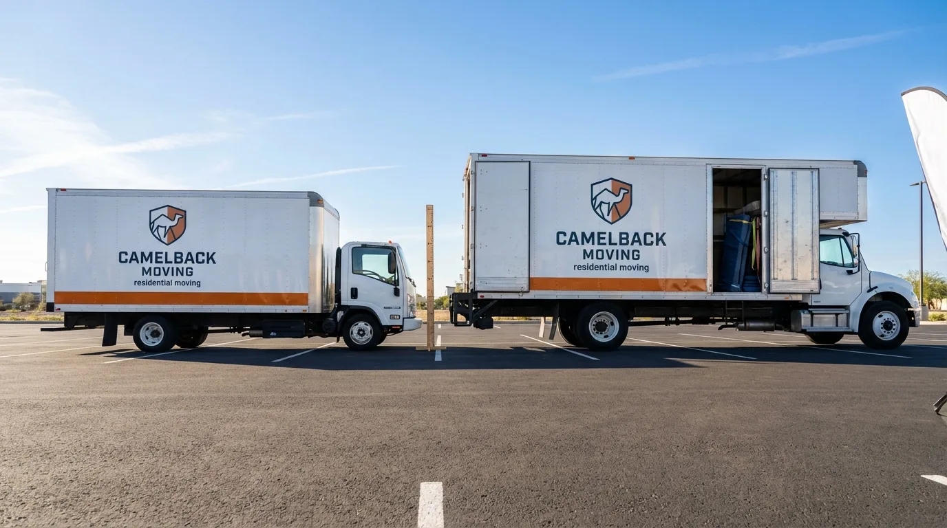 Moving truck size capacity guide in Chimayo